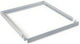 Geyer Support Frame for Lighting Fixtures Wall Mount Bracket for Panel 60x60cm White LP60FR