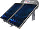 Sonne Atlas 300 Liter Glass Tank Solar Water Heater with Double Heating Sources and Horizontal Solar Collector 3.8m² Low Height