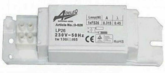 Adeleq Трансформатор за Осветителни Тела Електромагнитен баласт 18W 230V 3-518