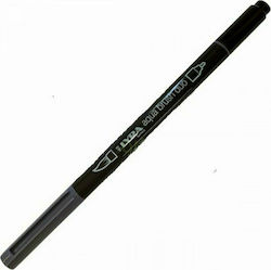 Lyra Aqua Brush Duo Μαρκαδόρος Σχεδίου Γκρι 4mm