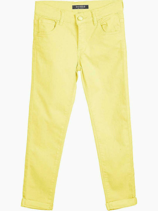 Guess Girls Denim Trouser Τζιν Yellow