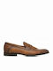 Loafers Mocasini Bărbați Din Piele În Culoare Tabac Maro