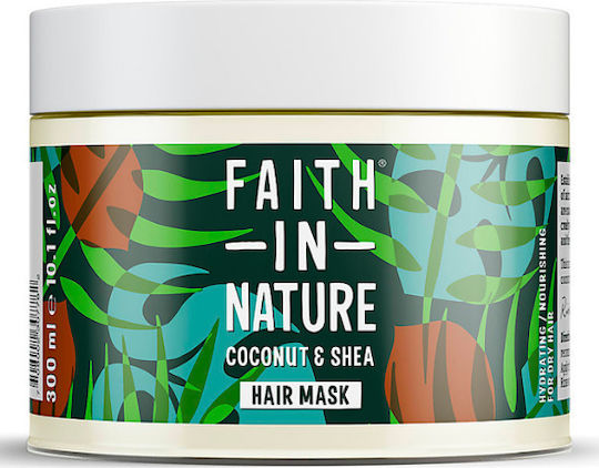 Faith in Nature Coconut & Shea Μάσκα Μαλλιών για Ενυδάτωση 300ml