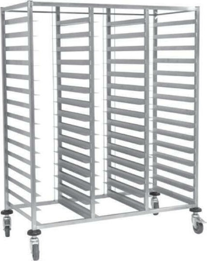 Yuksel Küchenwagen für gewerbliche Küche für 45 Tabletts H160xB122xT57cm