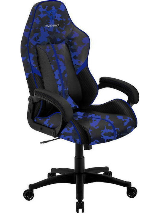 Thunder X3 BC1 Υφασμάτινη Καρέκλα Gaming Camo Blue