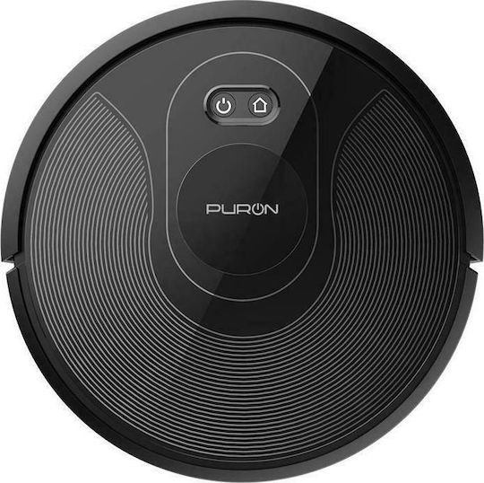 Puron PR10 Robot Vacuum for Vacuuming & Mopping with Mapping and Wi-Fi Black