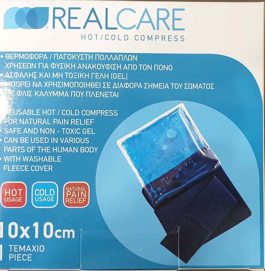Real Care Compress Gel-Kompresse Kälte-/Wärmetherapie Allgemeine Verwendung 10x10cm