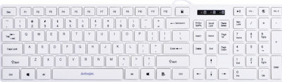 Active Jet K-3066SW Keyboard Only English US White