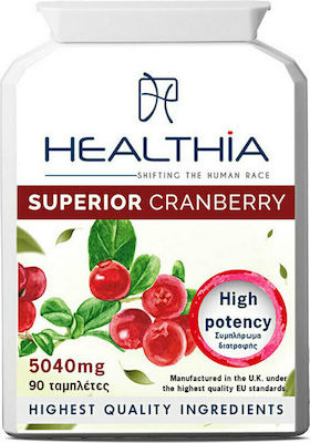 Healthia Superior Cranberry 5040mg 90 ταμπλέτες