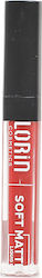 Lorin Soft Matte Υγρό Κραγιόν Matte 509 Red Spice