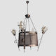 Medieval Kronleuchter 4xE14 Braun L-1100-080-BR/4F