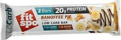 Fit Spo Protein Bar Low Carb Μπάρα Πρωτεΐνης με Γεύση Banoffee Pie 60gr