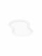 Art et Lumiere Extreme Plate Shallow Oval made of Porcelain White 30x20cm