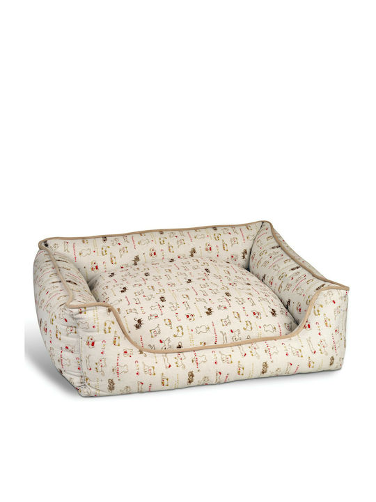 Glee Sofa Dog Bed Beige 70x60cm. G88753