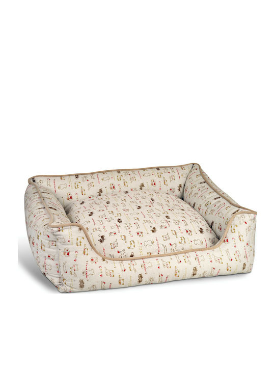 Glee Sofa Dog Bed Beige 50x40cm