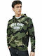 Cam Sweatshirt with Hood Green