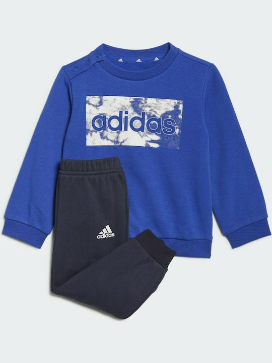 Adidas Παιδικό Σετ Φόρμας Μπλε 2τμχ Essentials