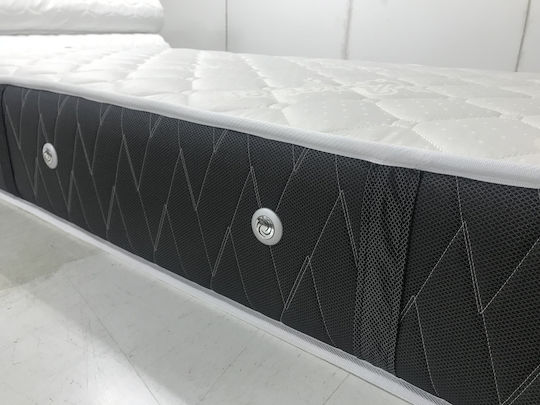 Achaia Strom Biocotton Spa Orthopedic Double Orthopedic Mattress 140x190x21cm with Springs