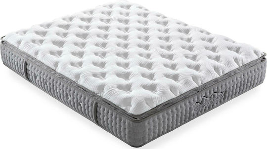 Cosmostrom Velvet Queen Ergonomic Mattress Latex / Foam 160x210x32cm with Independent Springs & Topper