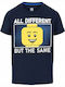 Παιδικό T-shirt Navy Μπλε All Different
