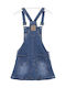 Kids Skirt Dungarees Denim One Color Blue