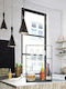 The Home Deco Factory Tabletop Metal Base 44.5x18.2x62cm Black