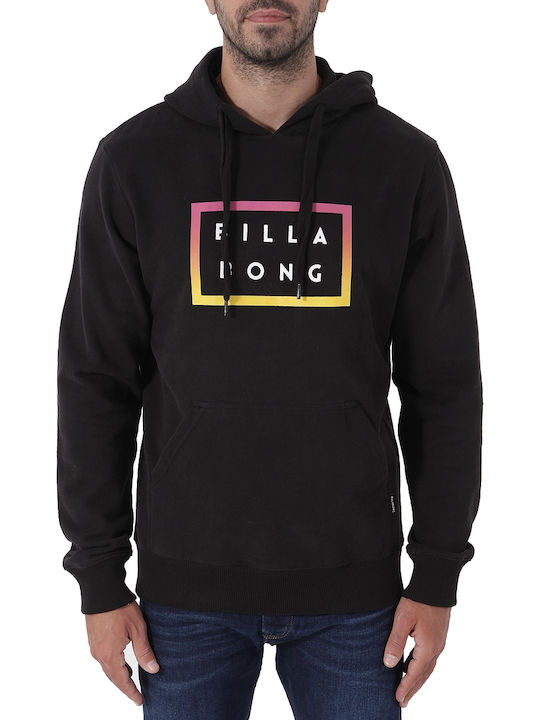 Billabong Men's Sweatshirt with Hood and Pockets Black