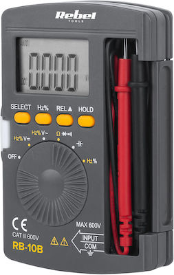 Rebel RB-10B Digital Pocket Multimeter with Measurement AC / DC / Resistor / Capacity / Temperature