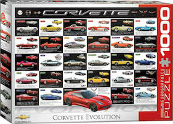 Corvette Evolution Official Chevrolet Product Puzzle 2D 1000 Pieces