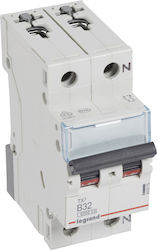 Legrand Automatic Circuit Breaker 32A Double-pole AC 403375