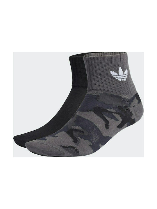 Adidas Camo Αθλητικές Κάλτσες Πολύχρωμες 2 Ζεύγη