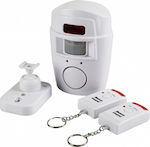 Rolinger Autonomous Wireless Alarm System with Motion Detector and 2 Remotes