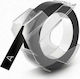 Motex Mini Label Maker Tape 3m x 9mm Black