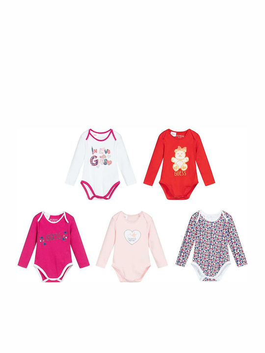 Guess Baby Bodysuit Underwear Set Long-Sleeved Multicolour