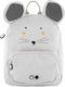 Trixie Mrs Mouse School Bag Backpack Kindergarten Gray