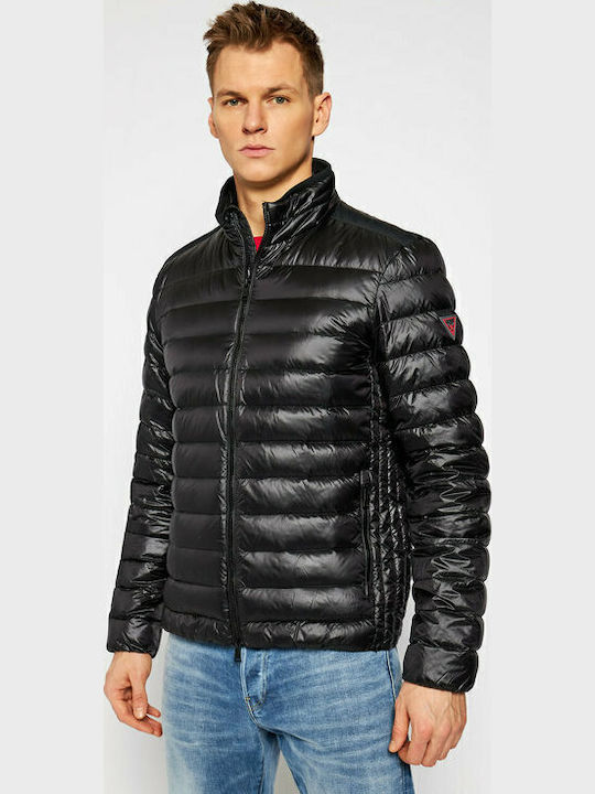 Guess Winter Jacke Puffer Schwarz