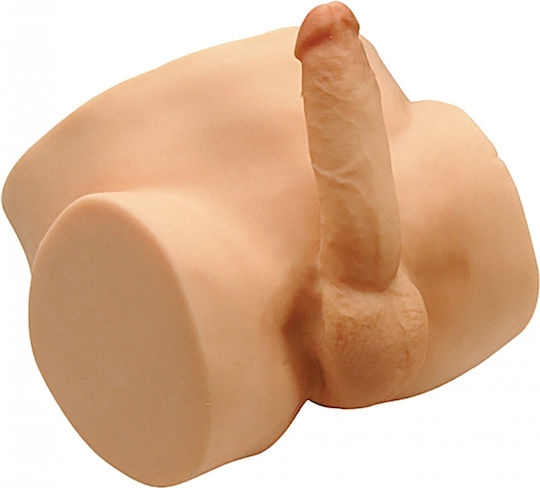 Topco Sales Virtual Sex Featherweight Cyberskin Cock & Ass Masturbator Butt