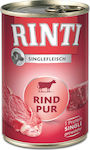 Rinti Singlefleisch Wet Food Dogs in Cans with Calf Gluten-Free 400gr