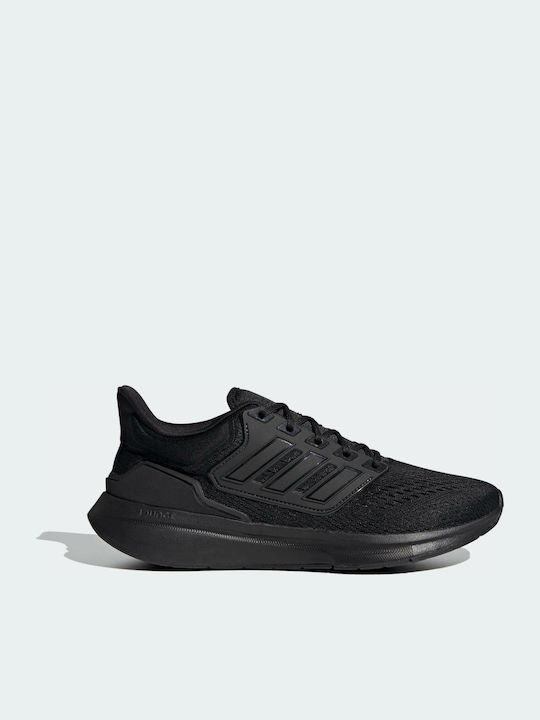 Adidas EQ21 Run Men's Running Sport Shoes Core Black / Lucid Lime