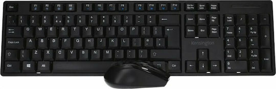 Kensington Pro Fit Low-Profile Kabellos Tastatur & Maus Set Englisch UK