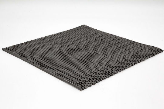 Newplan Пластмасово Подово PVC Zigzag Мат Сиво 5мм в Часовник с Ширина 1.2м Цена на Квадратен Метър