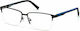 Timberland Rame Ochelari Pentru Bărbați Metalic Negru TB1653-002