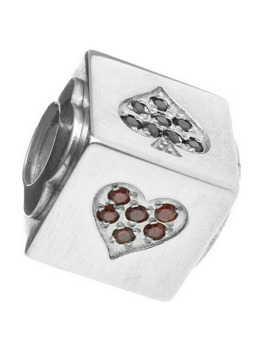 Folli Follie Heart Silver Charm