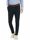 Napapijri Mana Men's Trousers Chino Elastic Slim Fit Navy Blue