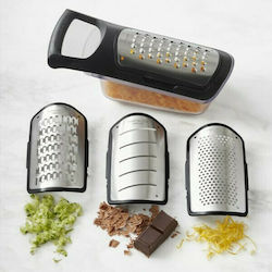 Inox Vegetable & Fruit Grater with Container 11x4cm