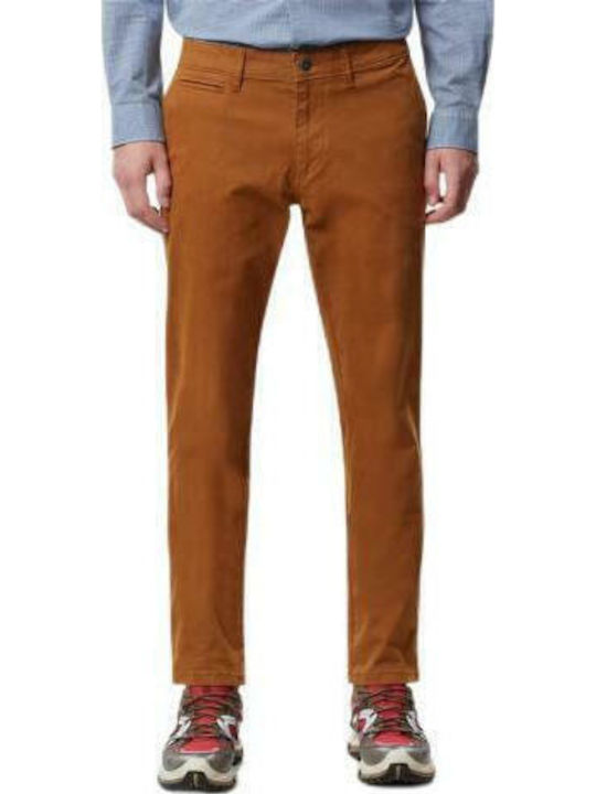 Mana Wint Trousers Chino in Slim Fit Brown
