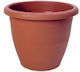 Cyclops Νο Pot Plastic Terracotta 38x38x31.5cm.