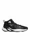 Exhibit A Mid High Basketball Shoes Core Black / Silver Metallic / Team Dark Grey