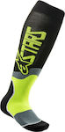 Alpinestars MX Plus2 Rider Socks Black/Yellow Fluo