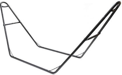 OZtrail Klappbarer Hängemattenständer Metallisch Schwarz 300x100x135cm